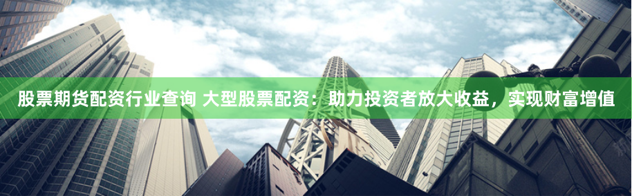 股票期货配资行业查询 大型股票配资：助力投资者放大收益，实现财富增值