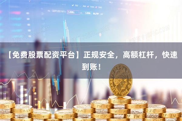 【免费股票配资平台】正规安全，高额杠杆，快速到账！